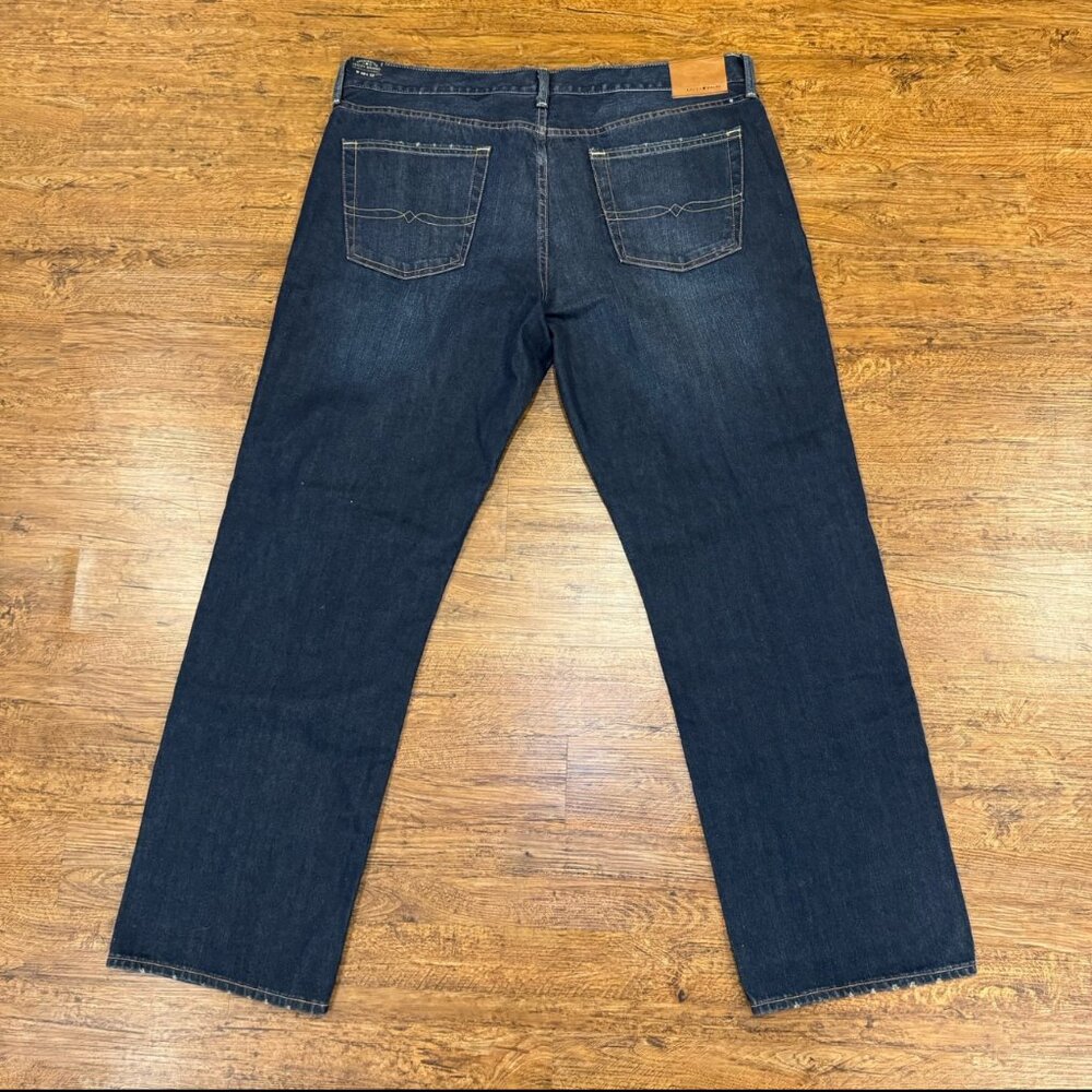 Lucky‎ Brand Blue 361 Vintage Straight Dark Wash Casual Denim Jeans Men's 40x32 - Picture 2 of 10